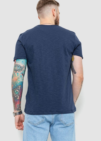 Світло-синя футболка чоловіча з кишенею, колір чорний, Ager