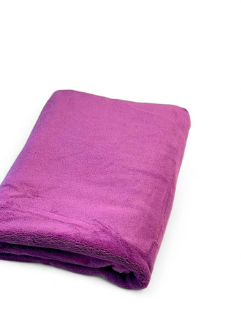 Рушник банний великий мікрофібра 160х90 см Homedec однотонний фіолетовий