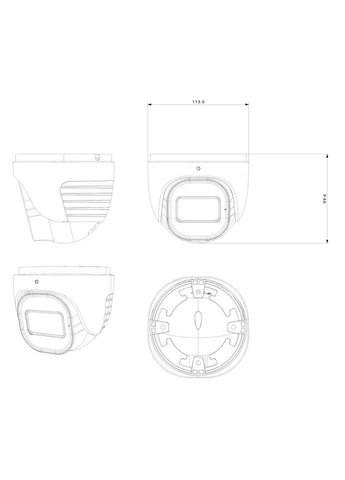 IP-відеокамера DI-340IPEN-MVF-V4 Provision-ISR (386025752)