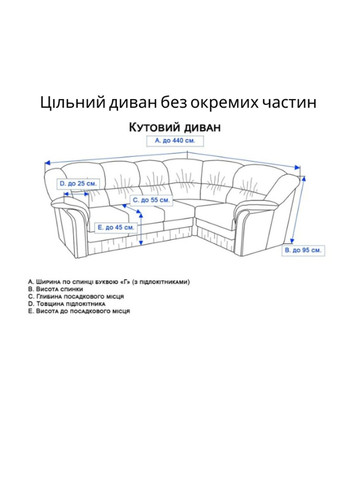 Чохол для кутового дивану Графітовий Стрейч Жаккард Slavich (288740479)