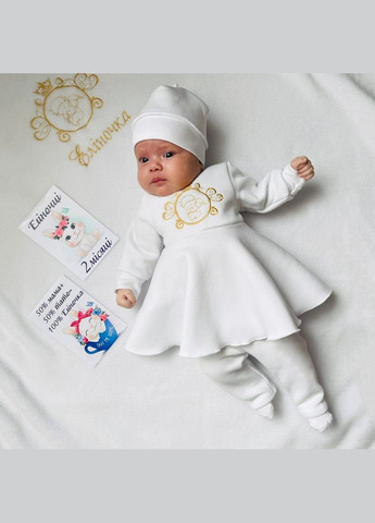 Тепле плаття на хрещення з іменною крижмою, Хрестильні набори з вишивкою, Плаття для дівчинки на хрестини, 74 No Brand (301033613)