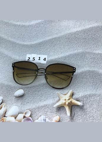 Солнцезащитные очки с коричневой линзой No Brand (302316648)