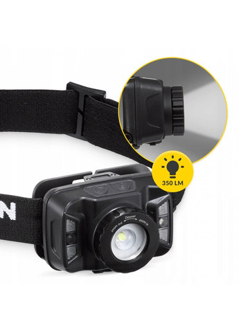 Фонарь налобный LED 350 lm аккумуляторный, с регулировкой наклона Black (P-5907739318411) Mountain Goat (355169269)