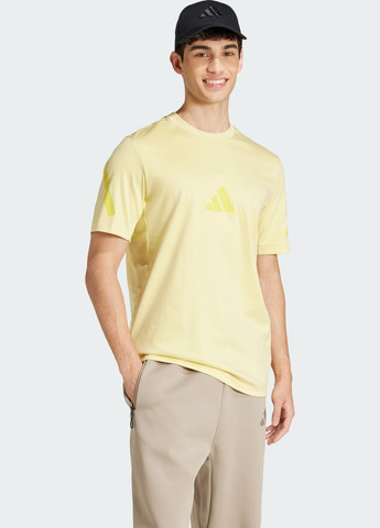 Жовта футболка z.n.e. adidas