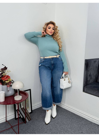 Женский базовый гольф в рубчик Osoblyva (366375341)