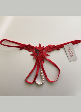 Трусики с разрезом стринги с жемчужинами трусики с бусинками сексуальное эротическое белье Sexy One Size (8-123) No Brand (312005250)