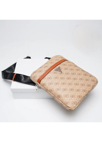Чоловіча сумка Guess месенджер бежева No Brand (366871861)