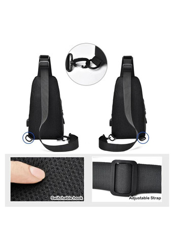 Сумка-слінг 38 х 5 х 18 см Weatro (280202105)