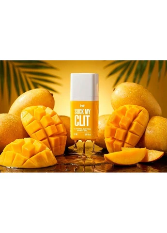 Смоктайзер для клитора Suck My Clit Tropical Mango (15 мл), манго, гель с эффектом всасывания Intt (394027854)