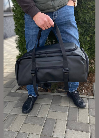 Спортивная сумка с отделением для обуви дорожная черная JOURNEY 2 No Brand (322935335)