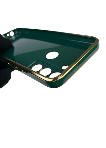 Чохол для POP 5 LTE (BD4i) з кільцем MagSafe із золотою окантовкою на техно поп 5 лте темно-зелений gs1 Tecno (366390800)