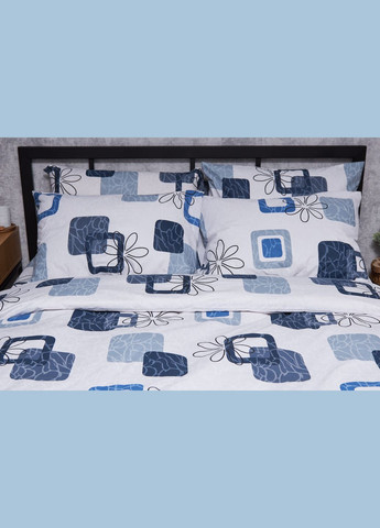 Комплект постільної білизни Бязь Gold Люкс «» Сімейні 143х210х2 наволочки 4х70х70 (MS-820004754) Moon&Star Silky Touch (293148241)