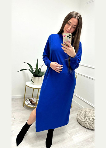 Синя сукня рубчик EVVA