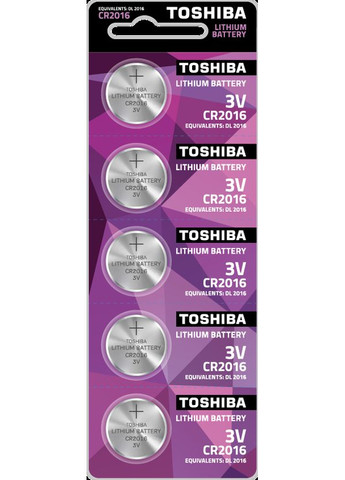 Дискова батарейка Lithium Cell 3V CR2016 Toshiba (370623891)