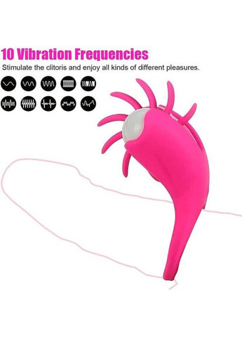 Виброкольцо с ротацией для стимуляции клитора 20 режимов Черный No Brand (368892265)