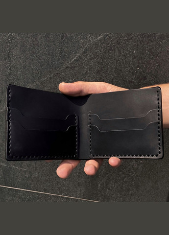 Классический кожаный кошелек Casual черный SD Leather (275399084)