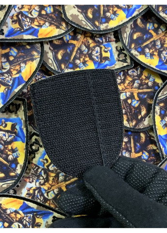 Друкований шеврон КИЦІ ЗСУ (Форма щит. На липучці) Розмір 9x7см No Brand (369924765)