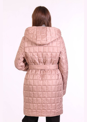 Плащ весенний женский 930 молочный плащевка капучино Актуаль на кнопках демисезон (305782256)