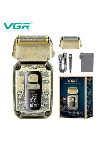 Электробритва для мужчин VGR V-337 аккумуляторная 5W Gold Esonstyle (367073618)