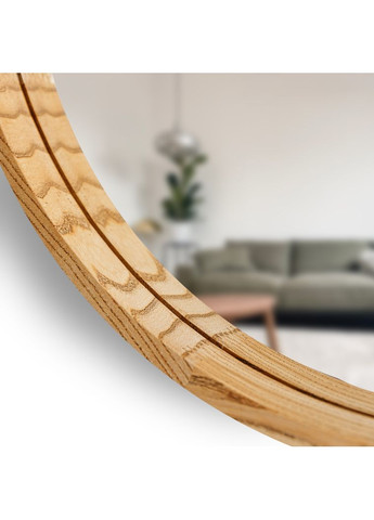 Дзеркало ростове прямокутне в дерев’яній рамі Ясен темний, 1750, 750 Luxury Wood (369547070)