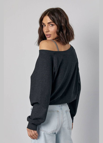 Жіночий комплект із джемпера оверсайз та майки на бретелях. Lurex Костюм-двойка (327218352)