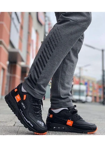 Черные демисезонные кроссовки мужские nike air max 87 just do it black найк аир макс 87 черные No Brand