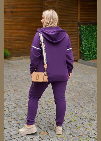 Женский теплый костюм цвет фиолет р.62/64 442498 New Trend (288050321)