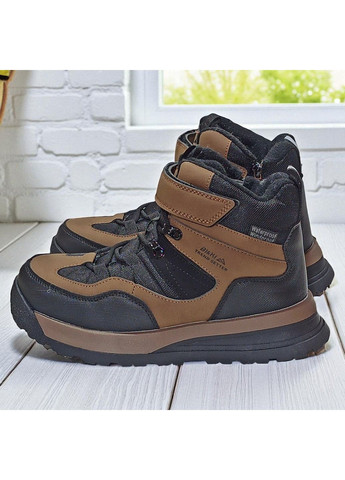 Підліткові зимові дутики на овчині для хлопця,термочеревики на овчині для хлопця,зимові черевики для підлітка Biki (367020267)