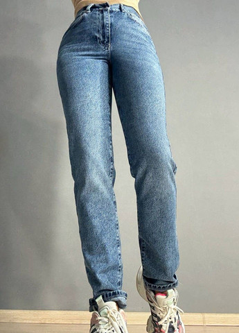 Джинси жіночі 3137 SLIM FIT базові по фігурі сині Its Basic - (340765948)