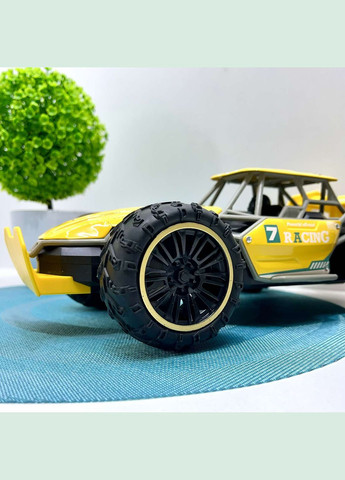 Машинка на радиоуправлении с парогенератором и светом 32,5см 1:12 Желтая (W3383) No Brand (306549359)