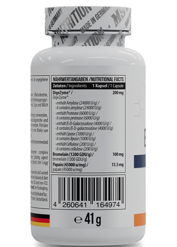 Enzymes DigeZyme 60 Caps MST Nutrition (331611043)