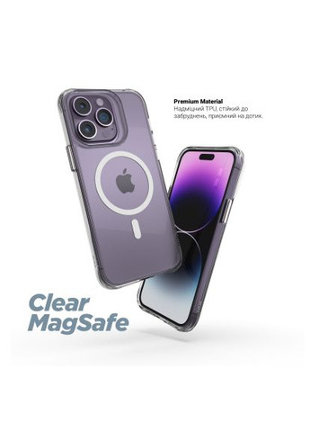 Чехол для мобильного телефона (ARM86252) ArmorStandart Clear MagCase Apple iPhone 17 Pro Transparent (366068064)