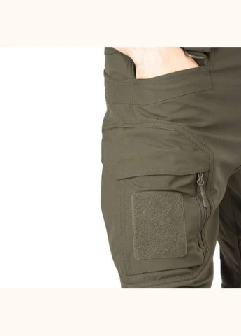 Штани тактичні зимові Softshell Assault Waterproof, Ranger Green, Mil-Tec (326508000)