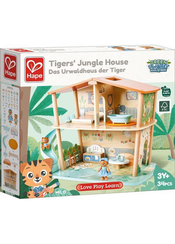 Ляльковий будинок Тигри в джунглях дерев'яний () Hape E3412 (366725981)