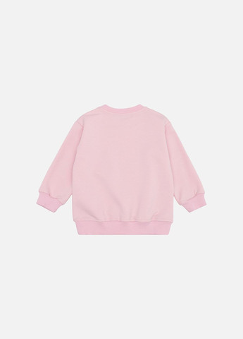 Yuki свитшот для девочки цвет розовый цб-00243345 розовый трикотаж