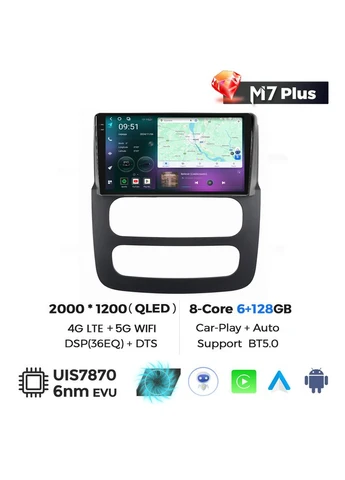 Штатна магнітола M7 Plus Dodge RAM 1500 2500 3500 (2002-2005) CarPlay QleD Mekede (384258623)