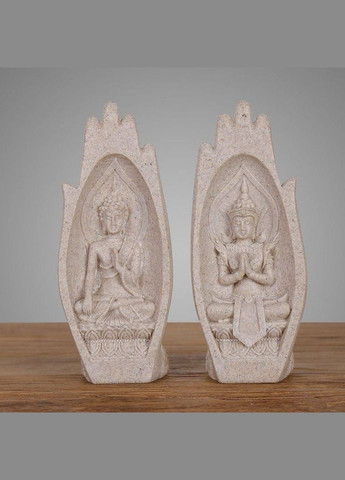 Статуетки рук Дзен - Будди мудритців 2 штуки пісочного кольору (монаха татхагата Індії) No Brand (289528497)