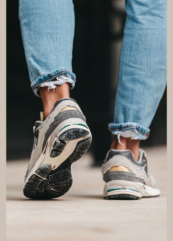 Сірі всесезон кросівки чоловічі і жіночі new balance 2002r grey \ нью беланс 2002 сірі No Brand