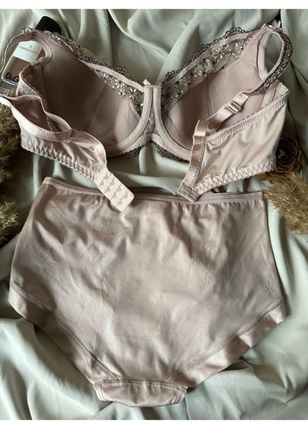 Пудровый женское нижнее белье комплект пудровый Lanny Mode