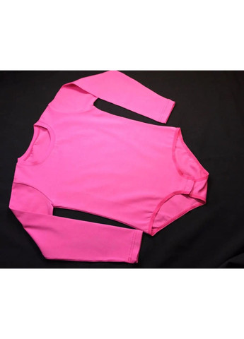Малиновий демісезонний купальник-трико спортивний з застібкою знизу для гімнастики та танців малиновий No Brand