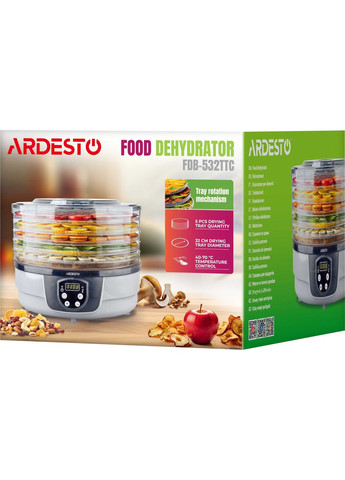 Сушилка для овощей и фруктов FDB-532TTC Ardesto (360416651)