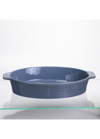 Форма для запікання овальна 36×22,5×7 (см) 2 літри Блакитна S1288 Yiwu (369446655)