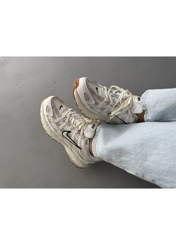 Кроссовки женские и мужские Nike P-6000 White Black | Найк П-6000 белые демисезоны (370850668)