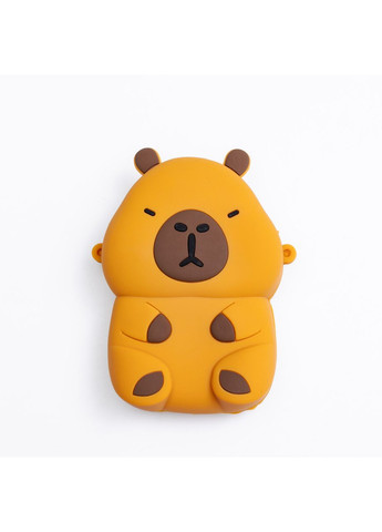 Дитяча силіконова сумка Капібара 13×9×3 (см) через плече Коричневий HP-55-3BR Yiwu (371480847)