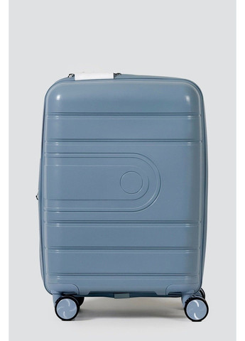 Маленька пластикова валіза ручна поклажа 606-3-BLU Tourist (354704051)