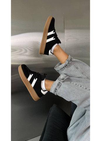 Черные женские кеды в черном цвете. (2149) No Brand