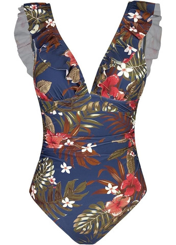 Синий летний купальник CUPSHE