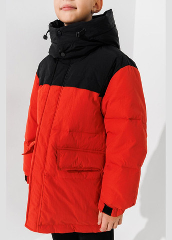 Терракотовая зимняя куртка для мальчика 88a05 134 см терракотовый shop (2000990605085) XZKAMI