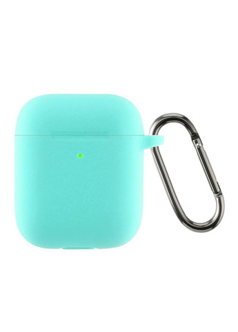 Чохол для навушників Ментоловий, із карабіном No Brand Airpods 1/2 (326803444)