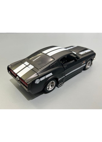 Машина Ford Mustang shelby 1967 инерционная металлическая открываются двери 16 см Черная (AP-1796) No Brand (366969771)